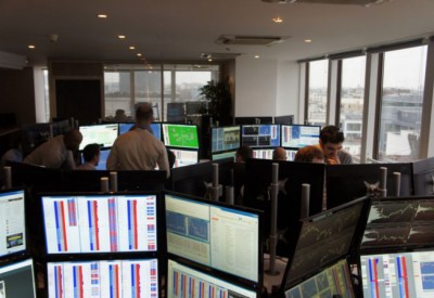 Salle des marchés de Krechendo Trading à Neuilly sur Seine